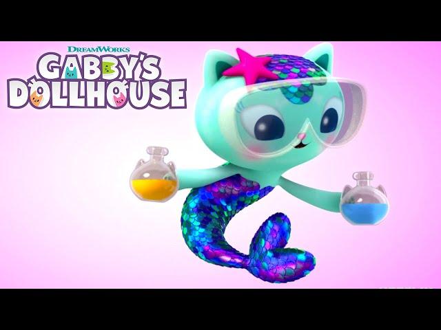 MerCat - "Spa Science" Lyric Video | GABBY'S DOLLHOUSE | Netflix