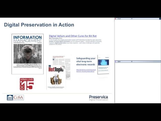 CoSA-Preservica Practical Digital Preservation: Ingesting Records from Multiple Sources and Systems