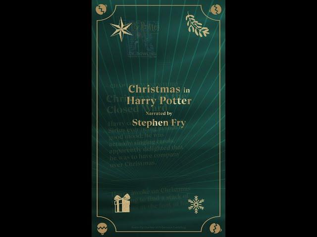 Christmas in the Harry Potter audiobooks #HarryPotter #Christmas