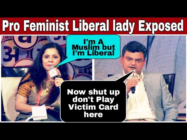 Anand Ranganathan Exposes woke Feminist lady |  J Sai Deepak | Indic Spark