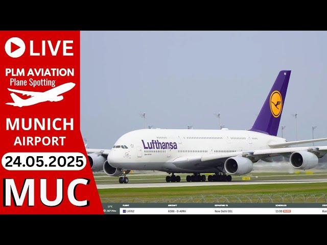  LIVE Saturday PLANE SPOTTING @ Munich Airport Germany MUC/EDDM