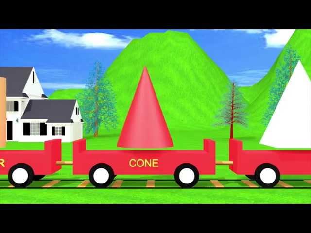 Easy Learning Shapes Train for Kids HD