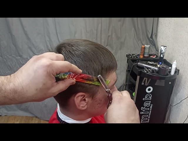 стрижка за 8 минут)))  men's haircut