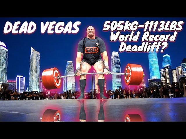 The Night we knew 505KG DEADLIFT WR will HAPPEN...