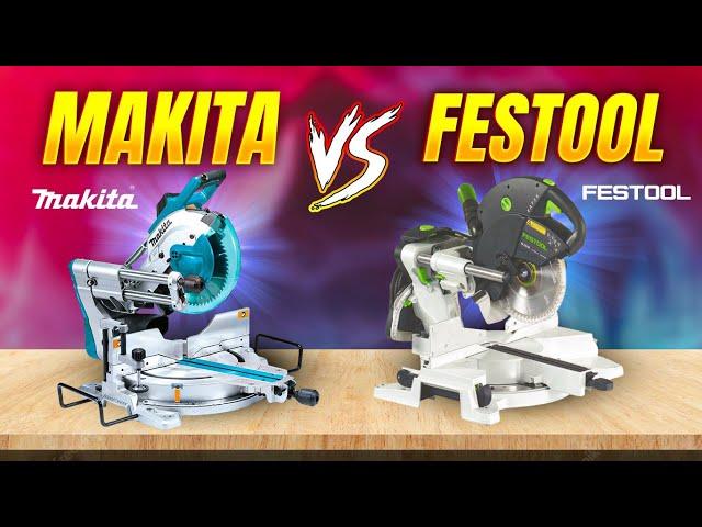 What is the BEST Sliding Miter Saw? Makita vs Festool