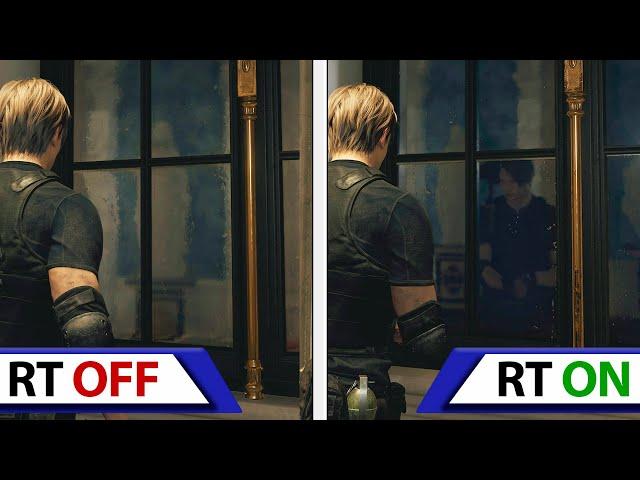 Resident Evil 4 Remake | Ray Tracing ON / OFF | Graphics Comparison