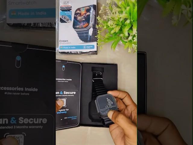 Boult crown smartwatch unboxing