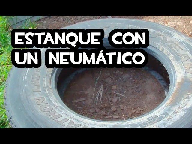 Como hacer un Estanque con un Neumático | Paso a Paso