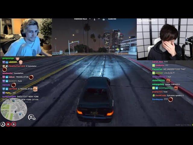 Sykkuno fluently TRANSLATES xQc's Juicer LANGUAGE (how) | BOTH POVS | GTA V RP NoPixel 3.5