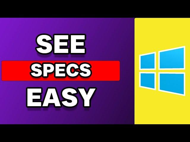 How To See PC Specs Windows 11