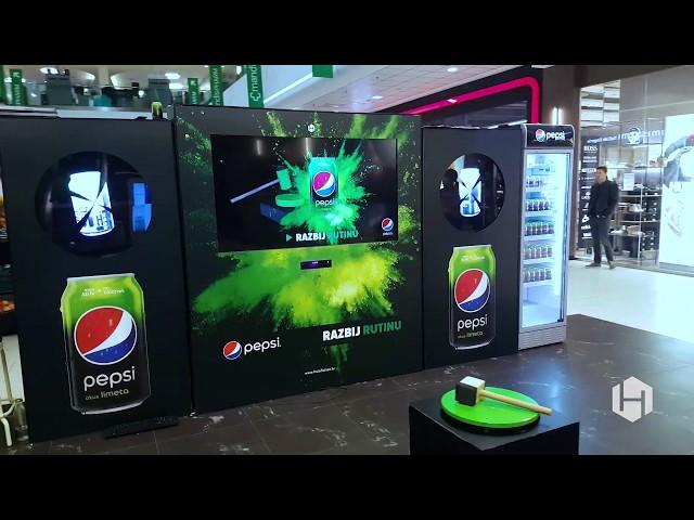 MARKETING BOOM EFFECT - Interactive AR Video Booth! / Holofiction for PEPSI