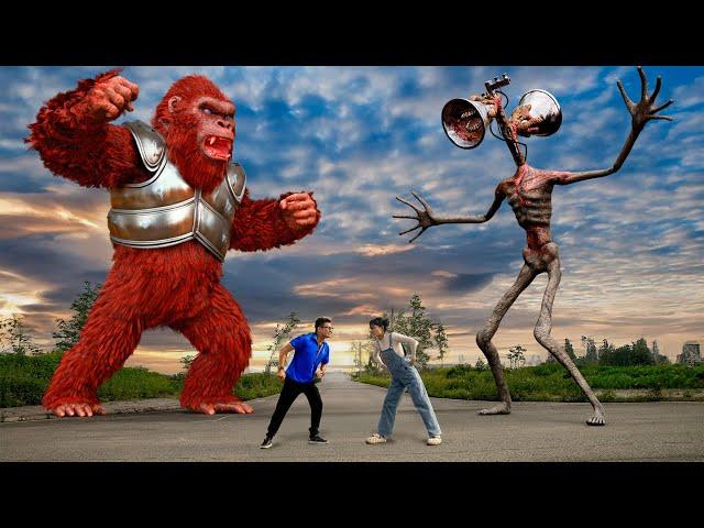 The Most DRAMATIC Movies: The Giant Siren Head is coming! Run now! | Ultimate Showdown | Teddy Chase