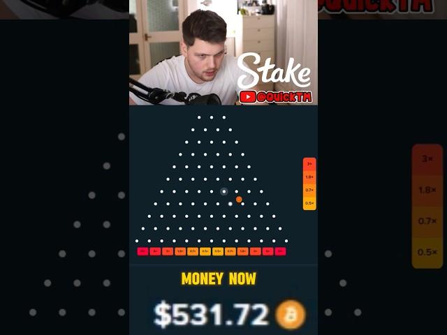 DROPPING $100 PLINKO BALLS (STAKE ORIGINALS) #quicktmclips #stake #casino