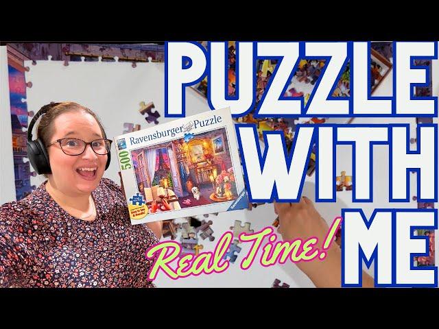 Puzzle With Me! // Real Time Puzzling & Chit Chat // Ravensburger Cozy Bathroom