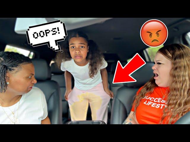 Using The "BATHROOM" On Myself In The CAR PRANK ON MY PARENTS