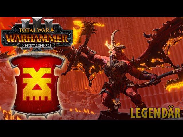 Wie Verwüsten! Khorne Skarbrand #01  Let's Play Total War: Warhammer 3 