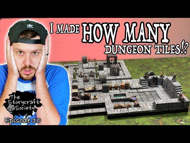 -Dungeon Tiles- How to Build the REDBRAND HIDEOUT for Lost Mine of Phandelver (Ep. 10) D&D Crafting