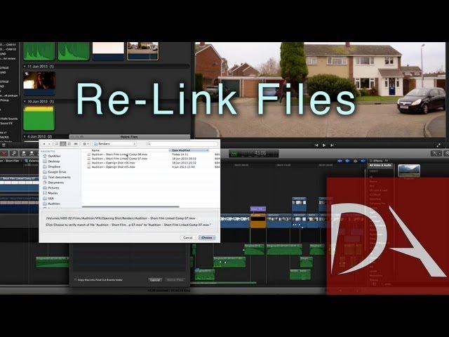 How to re-link [VFX Comp Swapping] in Final Cut Pro X - FCPX Tutorial