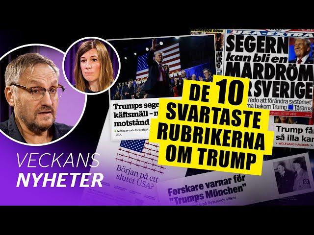 Fick svenska medier skrämselhicka av USA-valet? | Veckans nyheter