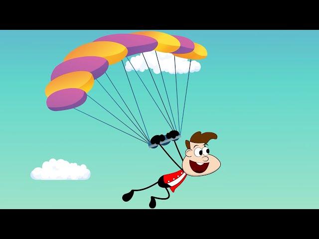 What if we started Paragliding? + more videos | #aumsum #kids #cartoon #whatif