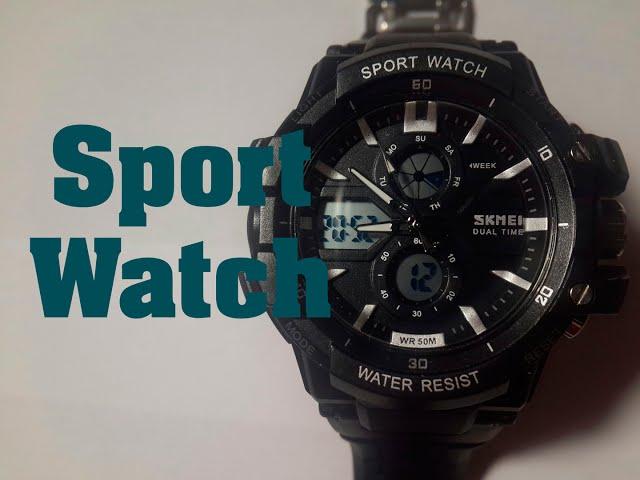 Часы Sport Watch Skmei обзор, настройка, проверка на водонепроницаемость