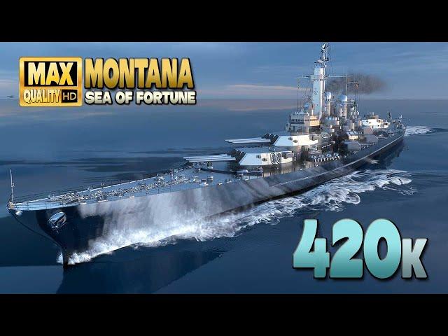 Battleship Montana enters the +400k damage club - World of Warships