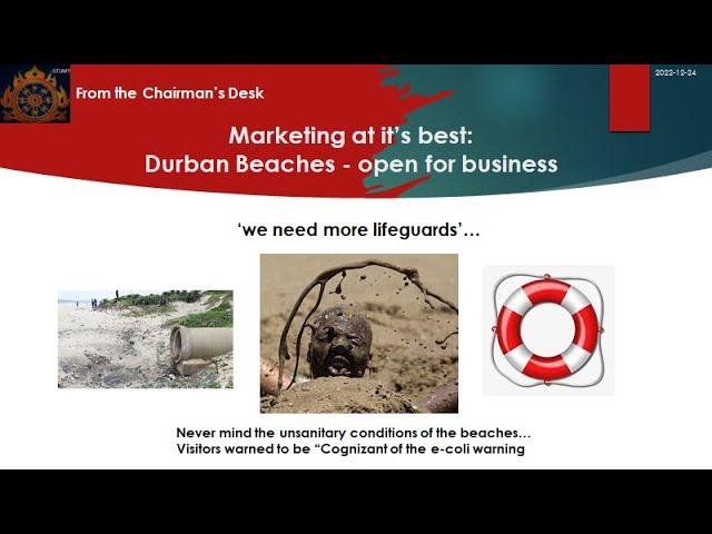 Good marketing - Beaches in Durban