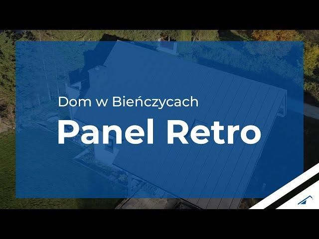 Realizacja z pokryciem dachowym Panel Retro firmy Blachotrapez – dom w Bińczycach