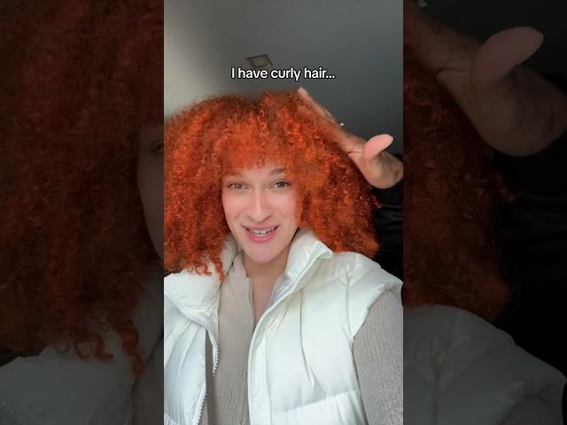 I HAVE CURLY HAIR…. #curlyhair #relatable