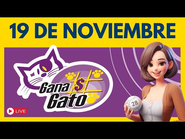 Sorteo GANA GATO de Hoy 19 de Noviembre 2024 