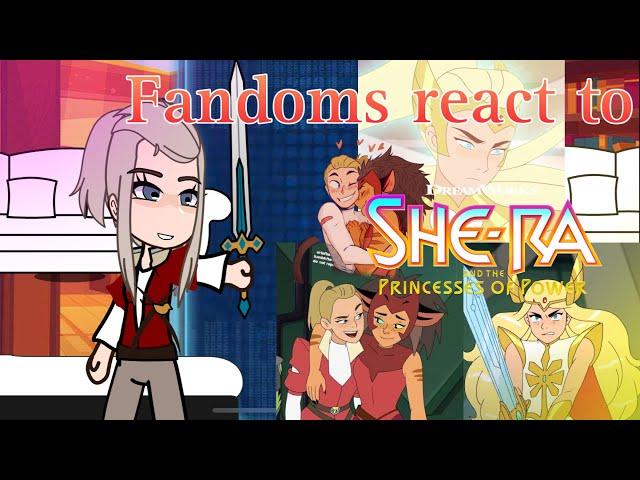 FANDOMS REACT TO(pt5) SHERA