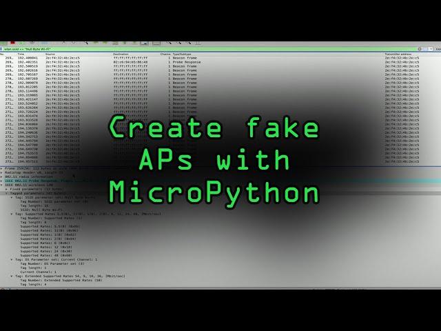 Create Rogue APs with MicroPython on an ESP8266 Board [Tutorial]