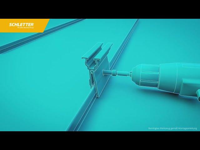 Schletter sheet metal seam clamps - quick fastening solutions