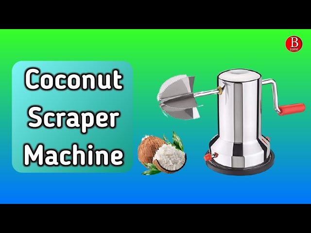 Coconut Scraper Machine | Stainless Steel Vacuum Base Coconut Scraper