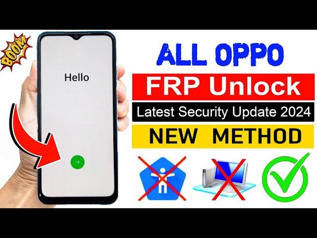 BOOM - All Oppo Android 11/12/13 Frp Bypass/Unlock - Clone Phone Not Open Solution - Without PC 2024