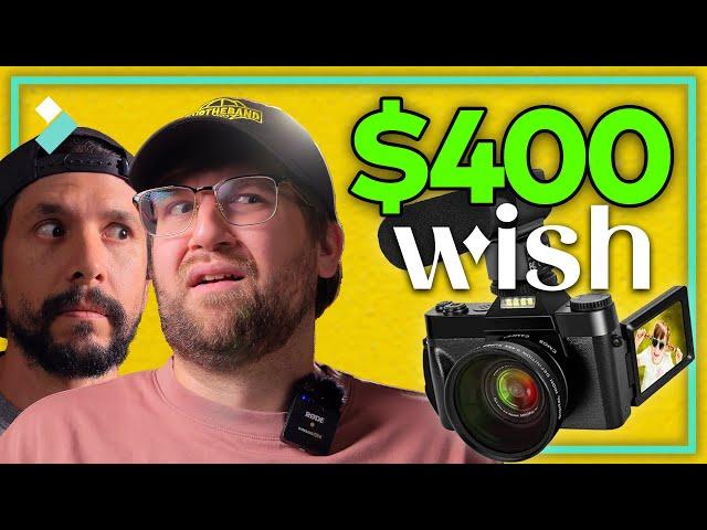 We Spent $400 on Film Gear... from WISH | Wondershare Filmora 12