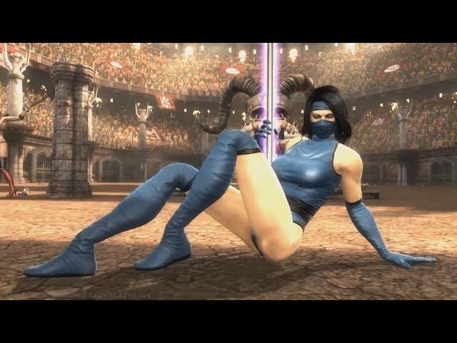 Mortal Kombat 9 Komplete Edition - Jade "Stripper Pole" Victory Pose *All Females/Costumes* MOD (HD)