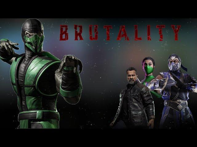 Reptile Brutality on Rain MK 11, Klassic Jade and Terminator | MK Mobile Sorcerer Tower Equipments