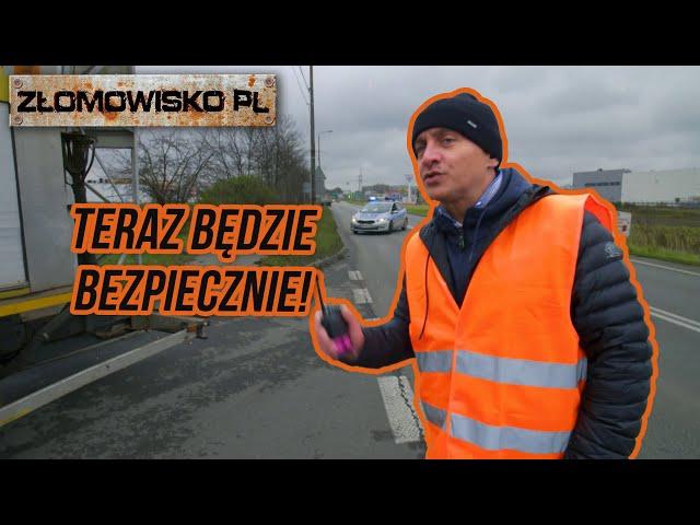 Przemek miał do dyspozycji POLICJĘ Z RADIOWOZEM! ‍️ | Złomowisko PL