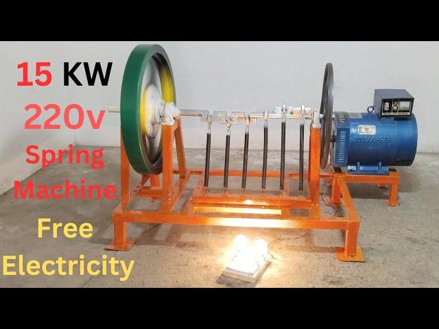 Spring Machine REVOLUTION Free Energy Generator Like Never Before!