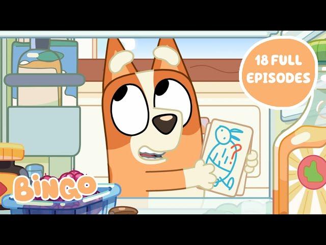 Best of Bingo!   | 2 HOURS | Bluey Series 1, 2, & 3 FULL EPISODES  | Bingo - Official Channel