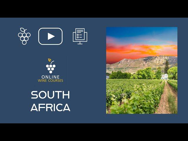 Wines of South Africa  Online Wine Courses ️ with QUIZ