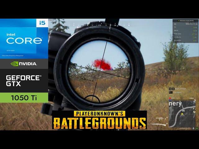 PUBG:NVIDIA GTX 1050 TI Test PERFORMANCE (PUBG GAMING PC)