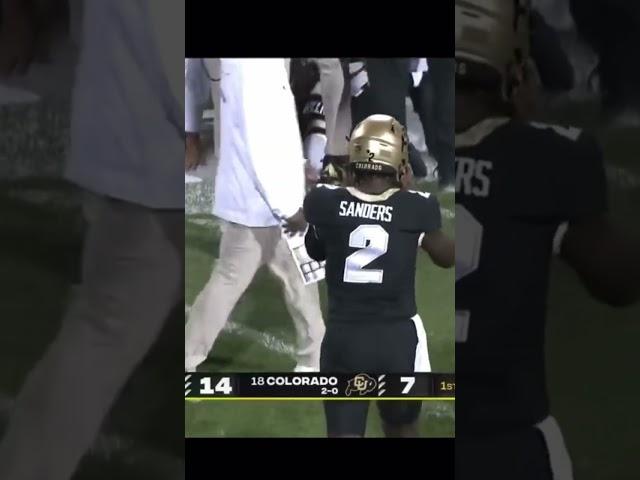 Dirty hit sent Travis Hunter to the hospital!