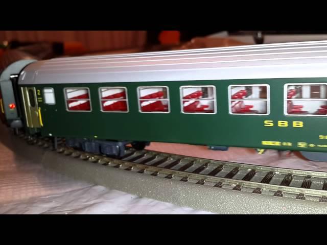 SBB FFS 4/4 II 11161 Roco 72407 + wagons SBB LSModels