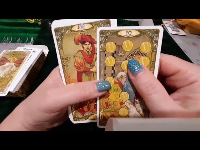 Обзор колоды Золотое Таро Арт Нуво (Golden Art Nouveau Tarot)