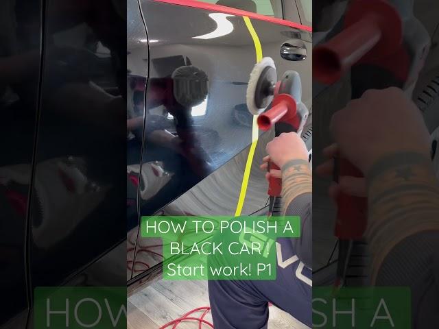 #polishing #detailing #subscribe #detailer #polisher #work How to polish a black car!!