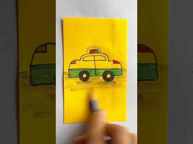 how to draw american taxi 