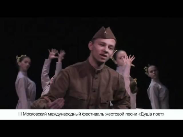 Жестовая песня "Во широком поле"