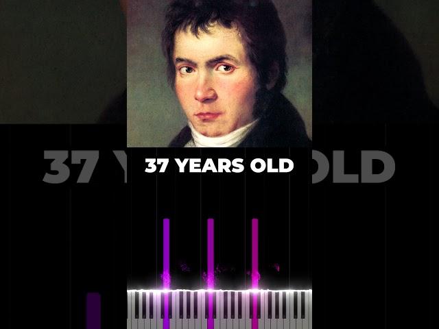 Beethoven's Evolution (Age 12 to 55) #beethoven #piano #classicalmusic